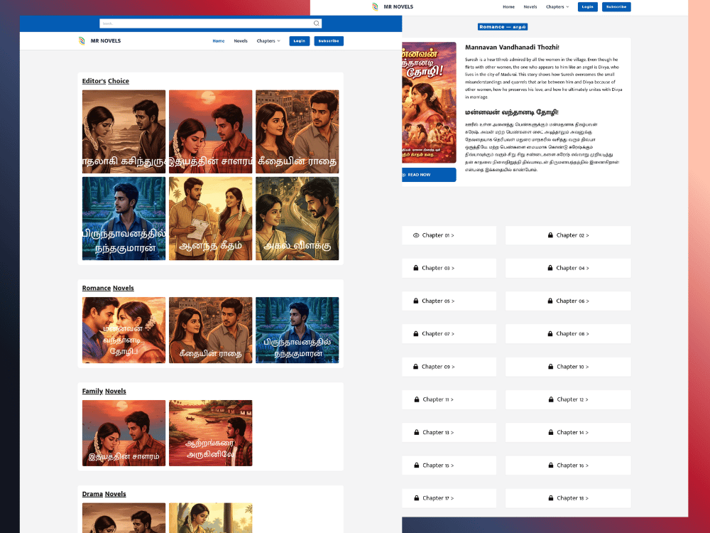 portfolio item - MR Novels